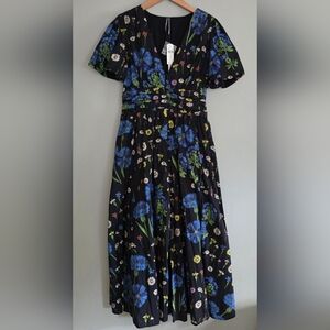 NWT Anthropologie The Katerina Button-Front Dress, M